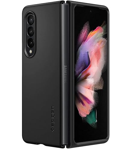Amazon.co.jp: Galaxy Z Fold3 5G Leather Flip Cover｜グリーン